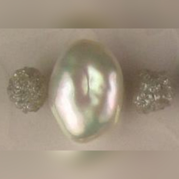 Jill Anish Baroque Pearl & Rough Diamond Ring - Picture 11 of 11